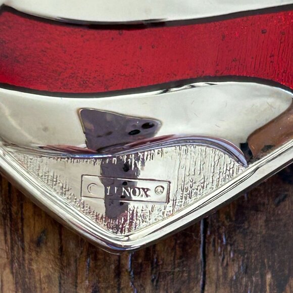 Vintage Lenox Heart of AAmerican Flag Heart Ornament - Picture 6 of 8